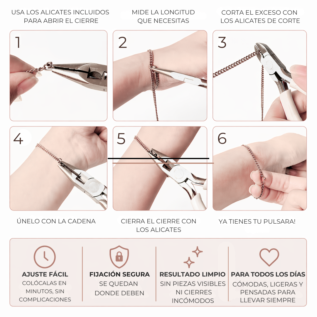 Pulsera de vínculo permanente